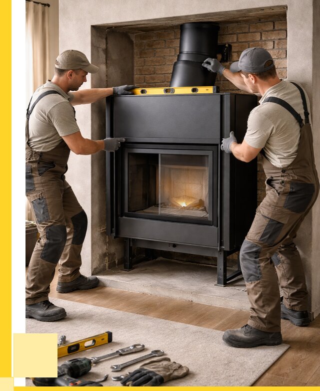 Установка каминных топок в Назарове под ключ от 18500 р. | ЭриданНрв