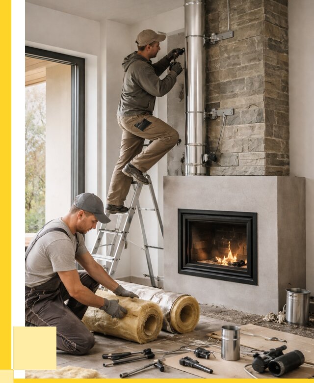 Монтаж дымоходов для каминов в Назарове от 15417 р. ЭриданНрв