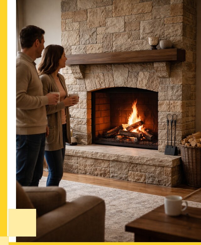 Каменные камины на заказ в Назарове от 185004 р. | ЭриданНрв