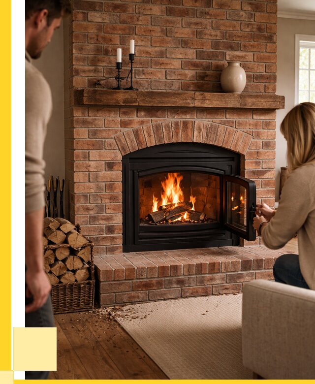 Кирпичные камины под ключ в Назарове от 154170 р. | ЭриданНрв