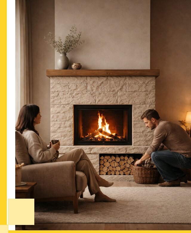 Камины для дома в Назарове под ключ от 154170 р. | ЭриданНрв