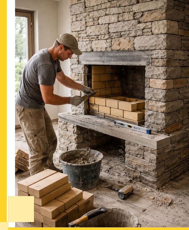 Кладка каминов и камина в Назарове от 25695 р. ЭриданНрв