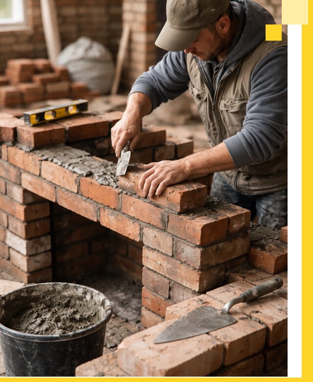 Кладка каминов под ключ в Назарове профессиональная отделка и монтаж