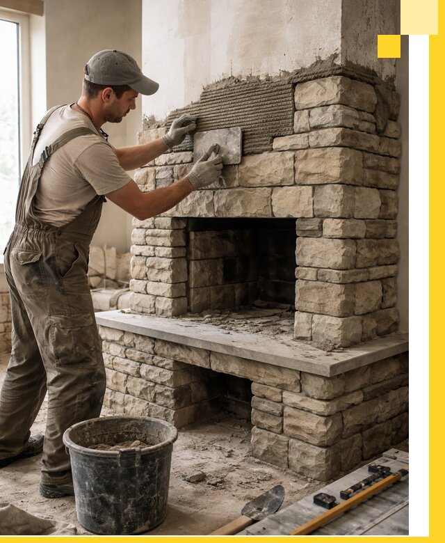 Строительство каминов под ключ в Назарове от проектирования до монтажа