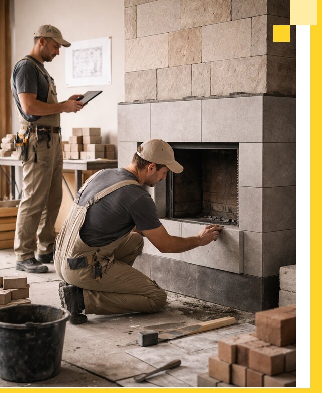 Индивидуальные проекты каминов и каминных систем в Назарове