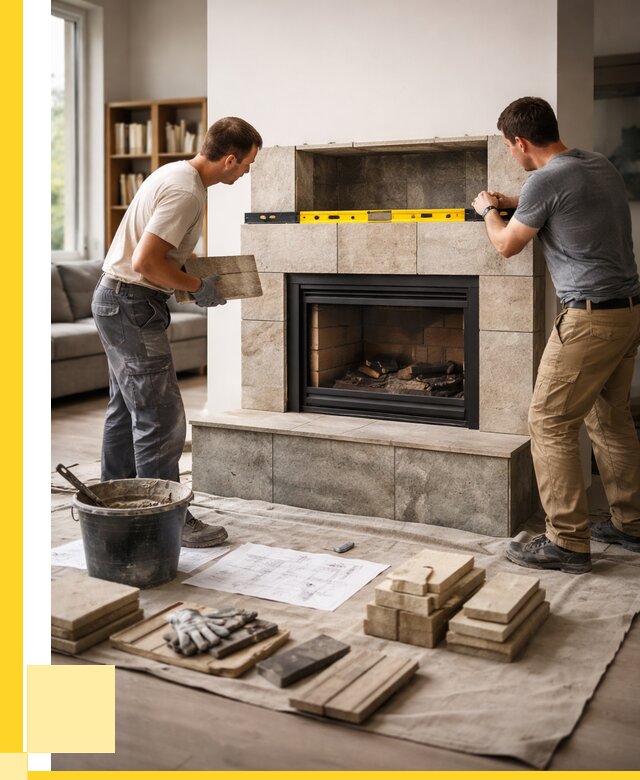 Монтаж каминов и установка в Назарове от 46251 р. | ЭриданНрв