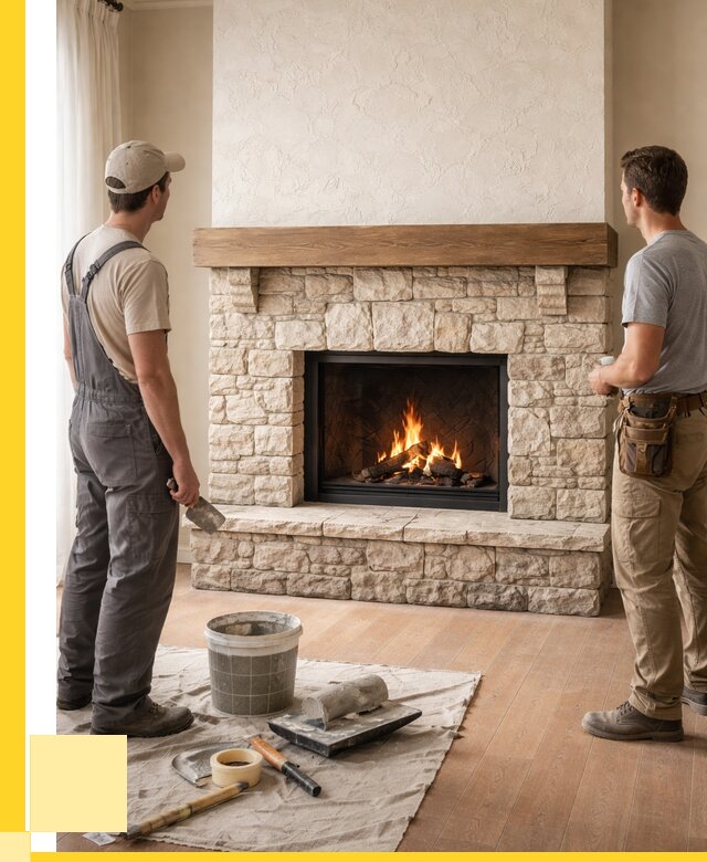 Отделка каминов в Назарове от 6681 р. под ключ | ЭриданНрв