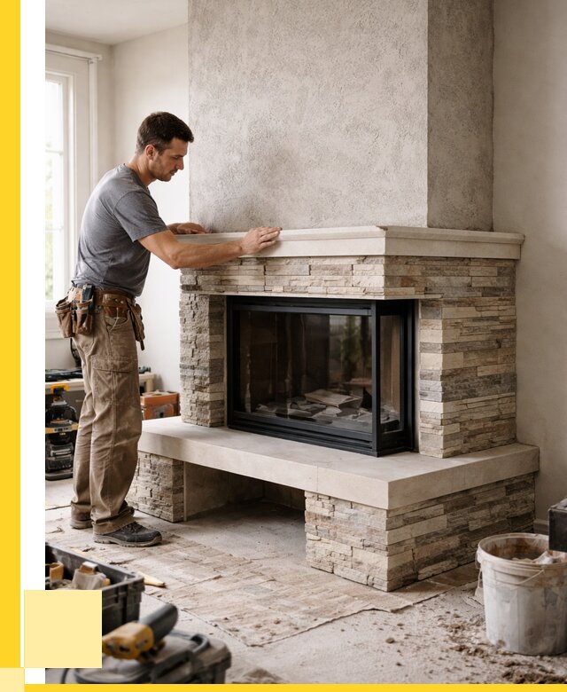 Изготовление каминов под ключ в Назарове от 154170 р. | ЭриданНрв