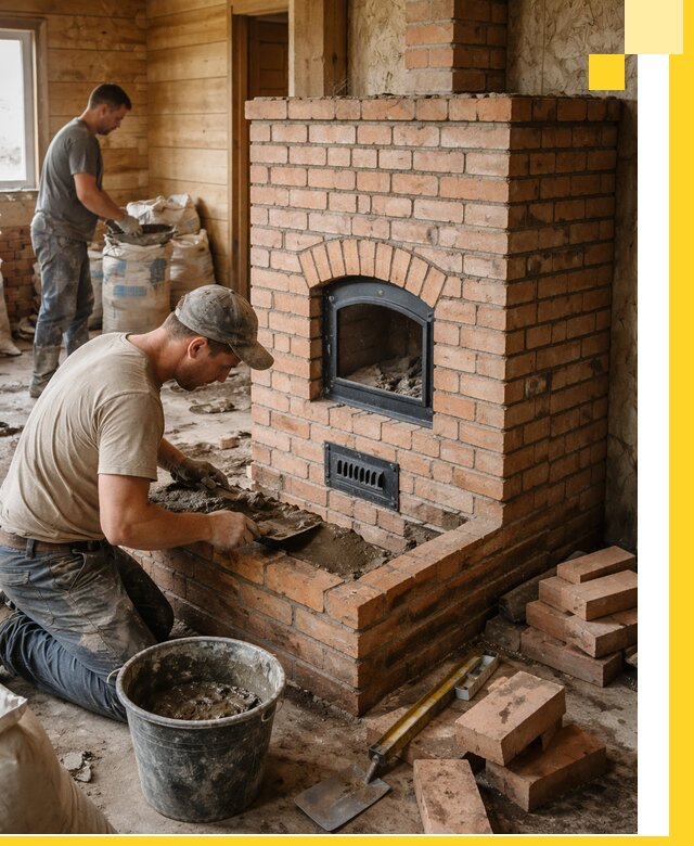 Профессиональное строительство печей в Назарове под ключ