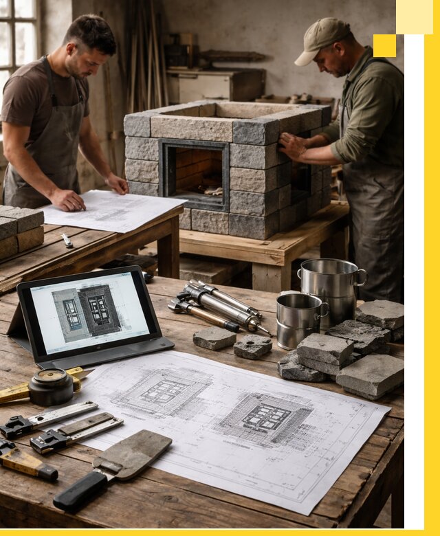 Разработка проектов печей с согласованием и монтажом в Назарове