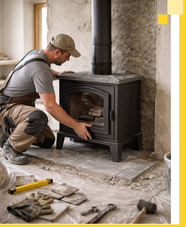 Профессиональный монтаж печей и каминов в Назарове под ключ