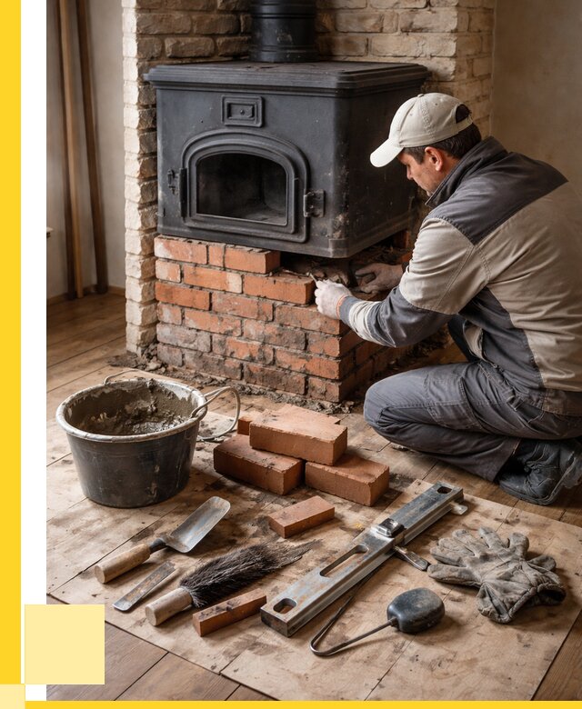 Ремонт печей в Назарове от 12334 р., услуги печника ЭриданНрв