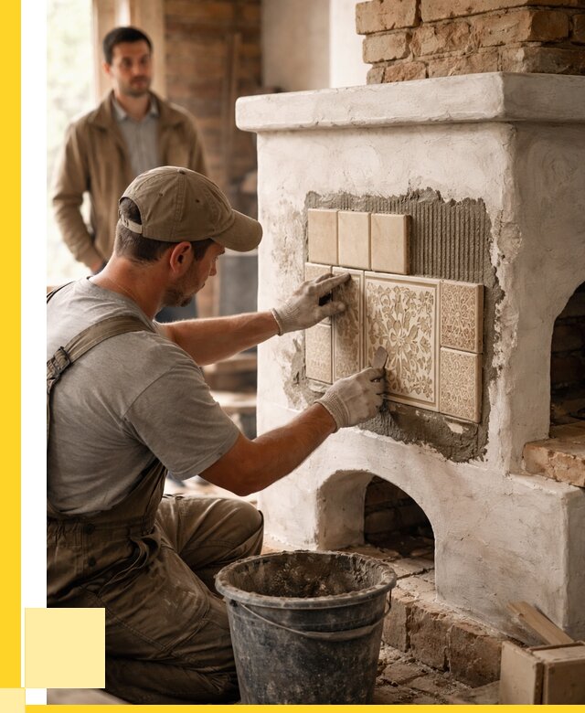 Отделка печей и банных печей в Назарове от 35973 р. | ЭриданНрв