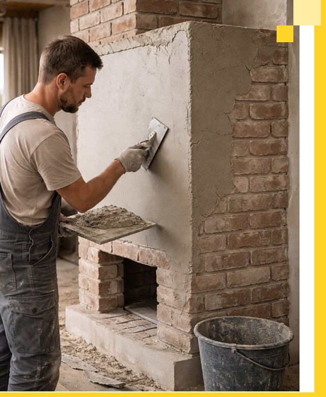 Отделка печей и облицовка каминов в Назарове под ключ