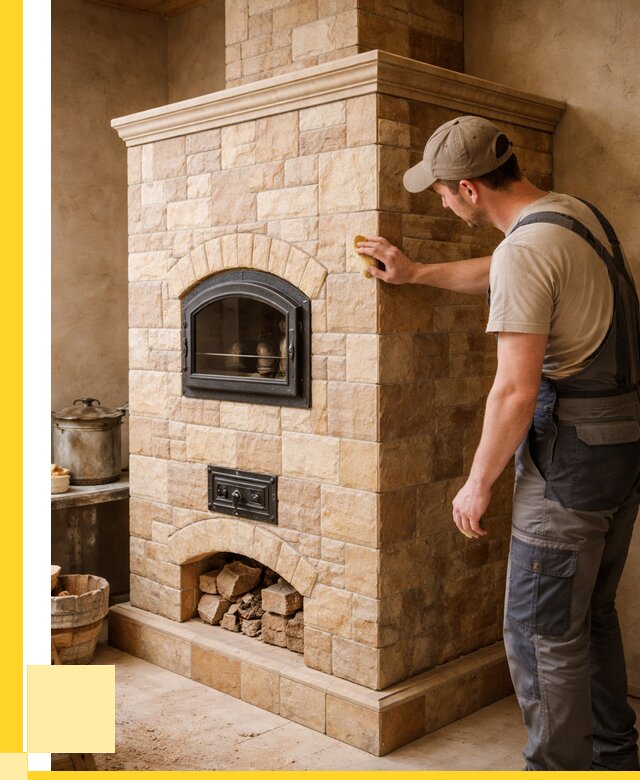 Облицовка печей в Назарове от 4625 р. под ключ | ЭриданНрв