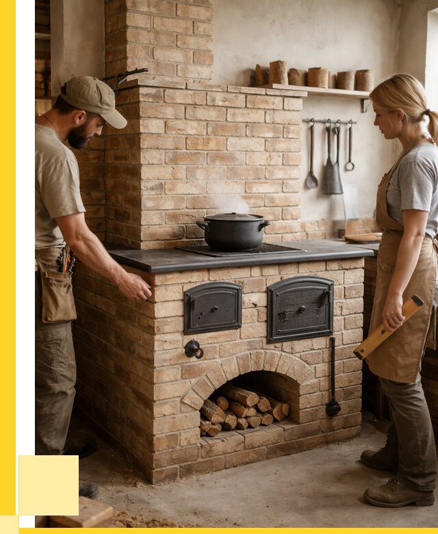 Варочно отопительные печи в Назарове от 92502 р. | ЭриданНрв