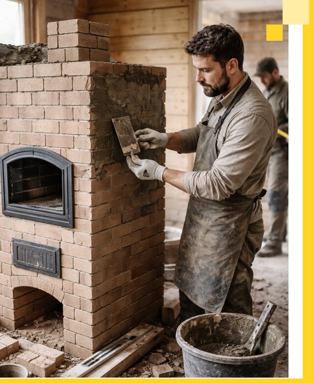 Изготовление и установка печей-шведок под ключ в Назарове