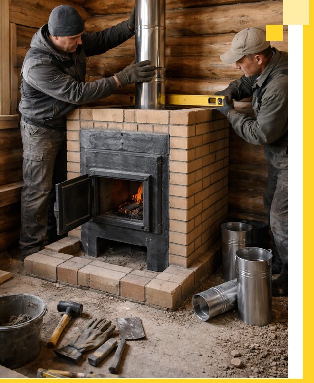 Проектирование, изготовление и установка банных печей в Назарове