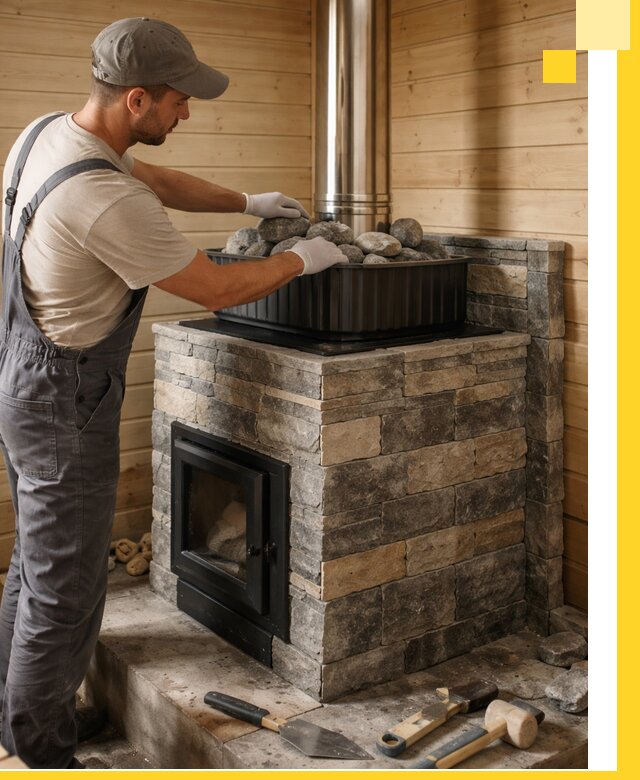 Печи для парной в Назарове, производство, монтаж и обслуживание