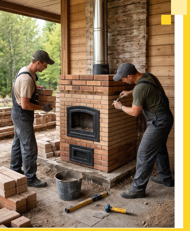 Производство и установка дачных печей под ключ в Назарове