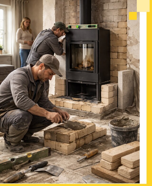 Печи и камины под ключ: проект, установка в Назарове