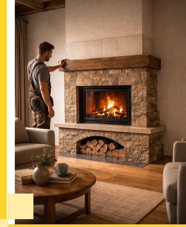 Печи камины для дома под ключ в Назарове от 56529 р. | ЭриданНрв