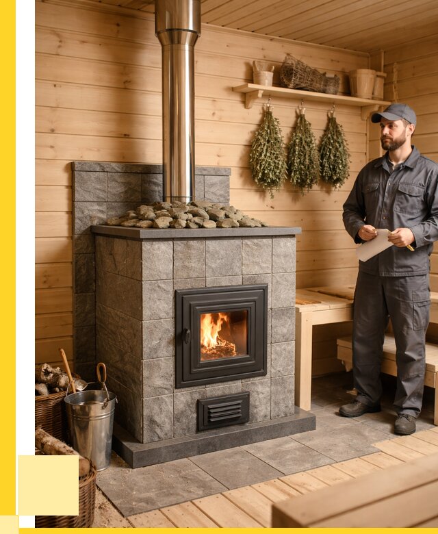 Печи для бани под ключ в Назарове от 123336 р. | ЭриданНрв