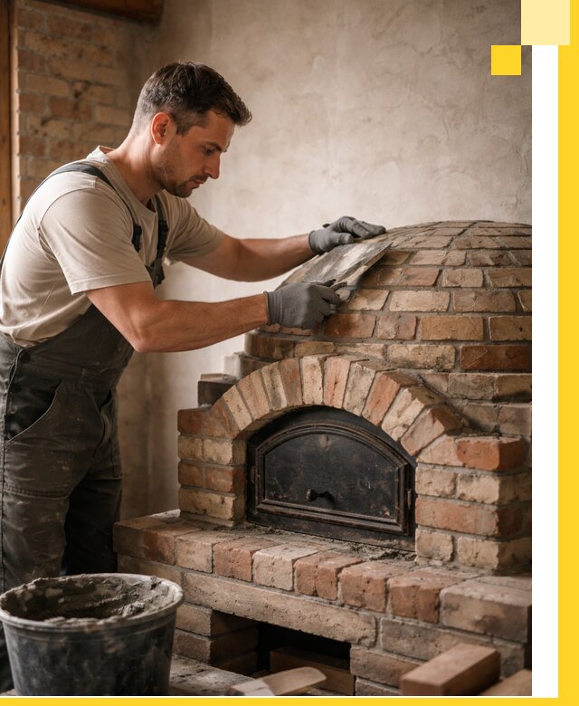 Изготовление и монтаж помпейских печей на заказ в Назарове