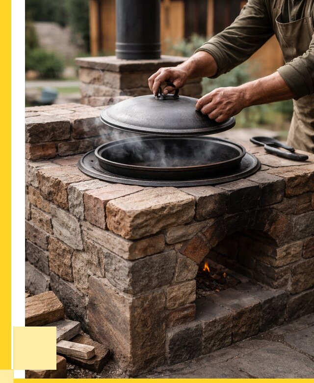 Печи для казана в Назарове по цене от 18500 р. | ЭриданНрв