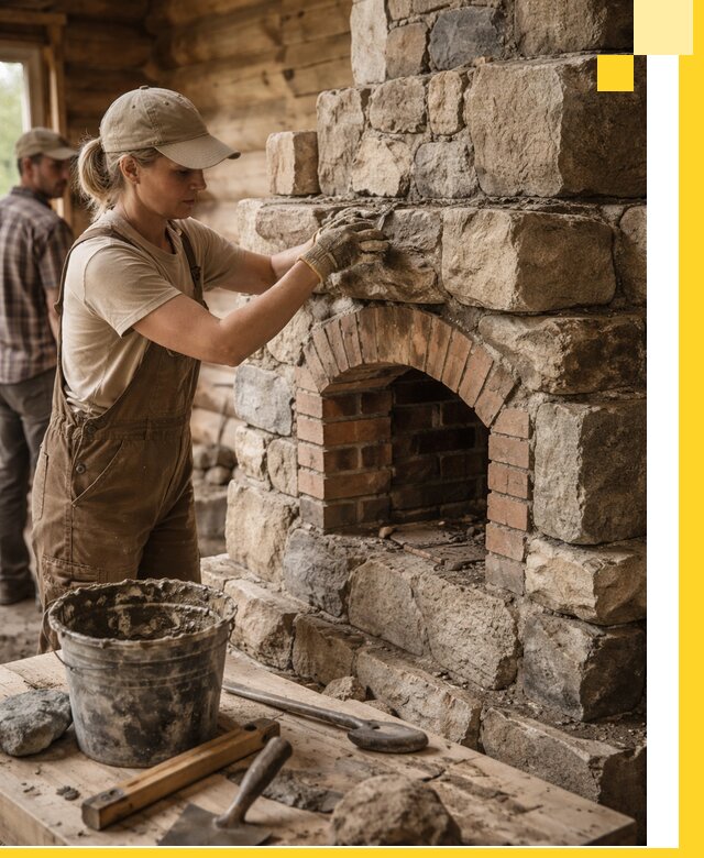 Каменные печи на заказ и монтаж в Назарове, долговечные решения