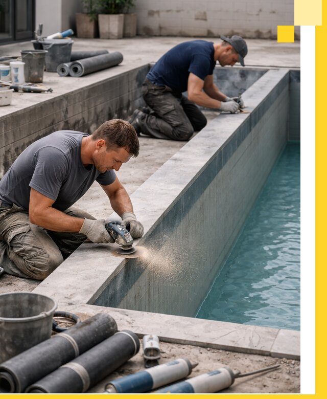 Профессиональный ремонт бассейнов под ключ в Назарове