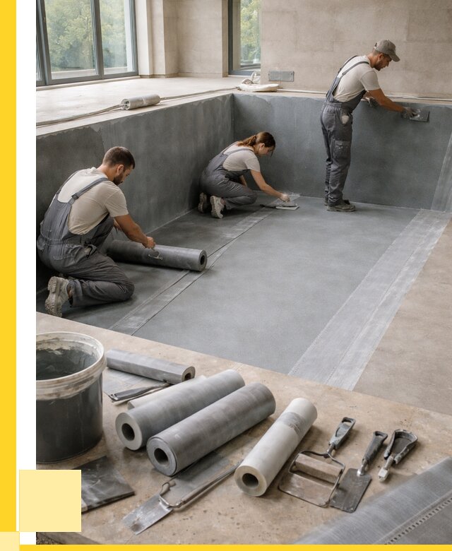 Гидроизоляция бассейнов в Назарове от 2056 р., ЭриданНрв