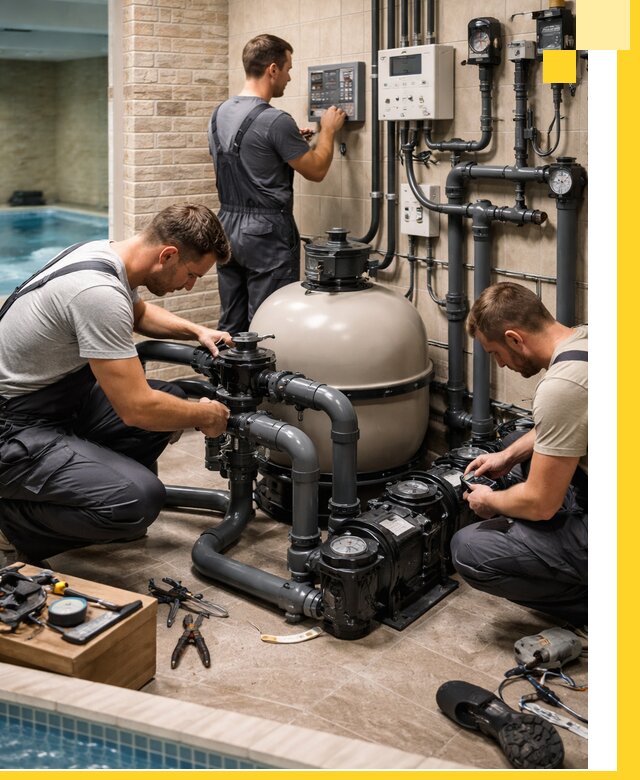 Комплексное оборудование для бассейнов под ключ в Назарове