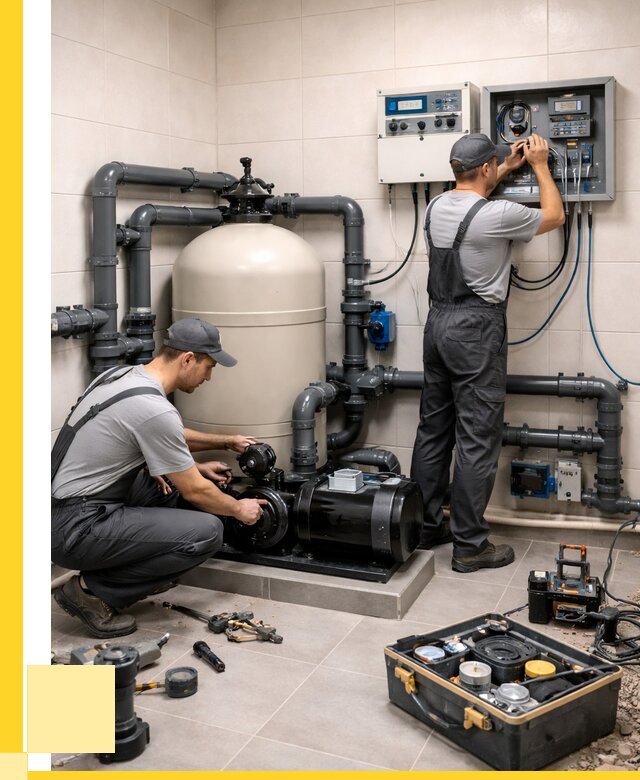 Монтаж оборудования для бассейнов в Назарове от 41112 р. | ЭриданНрв