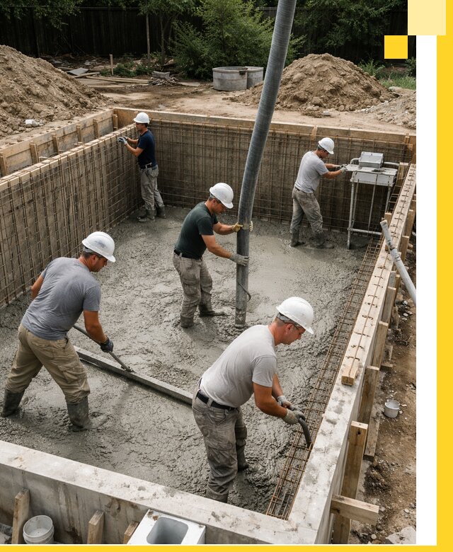 Строительство бетонных бассейнов под ключ в Назарове