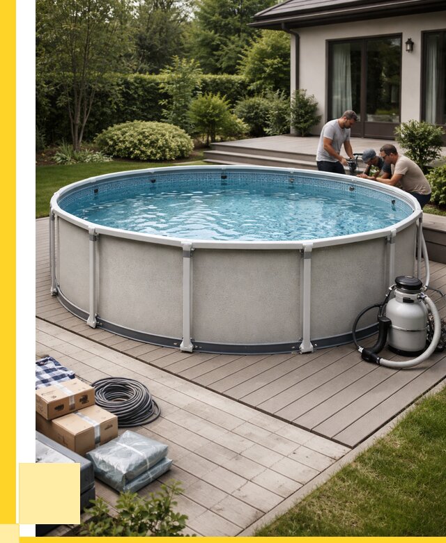 Купить каркасные бассейны в Назарове от 46251 р. | ЭриданНрв