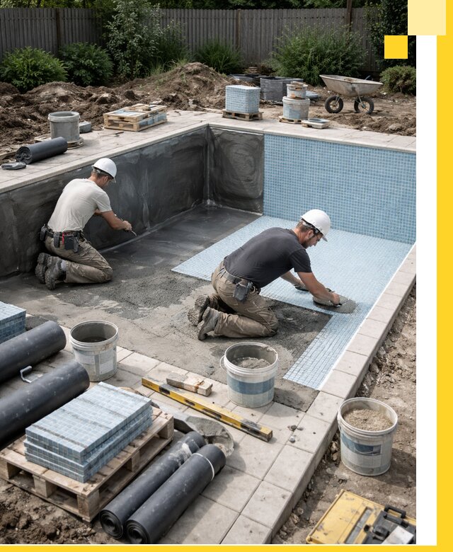 Проектирование и строительство стационарных бассейнов в Назарове