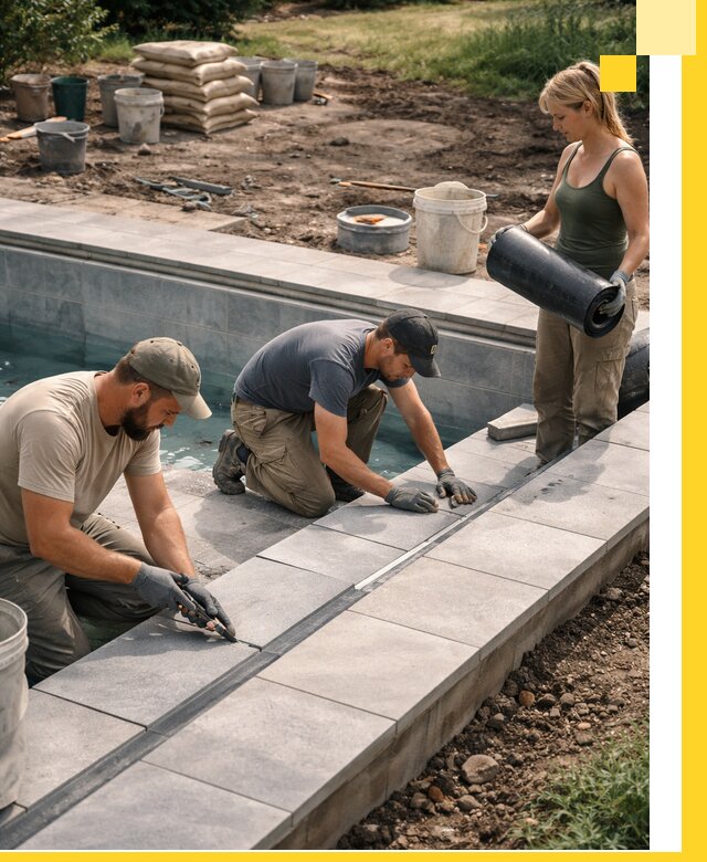 Строительство и монтаж уличных бассейнов под ключ в Назарове