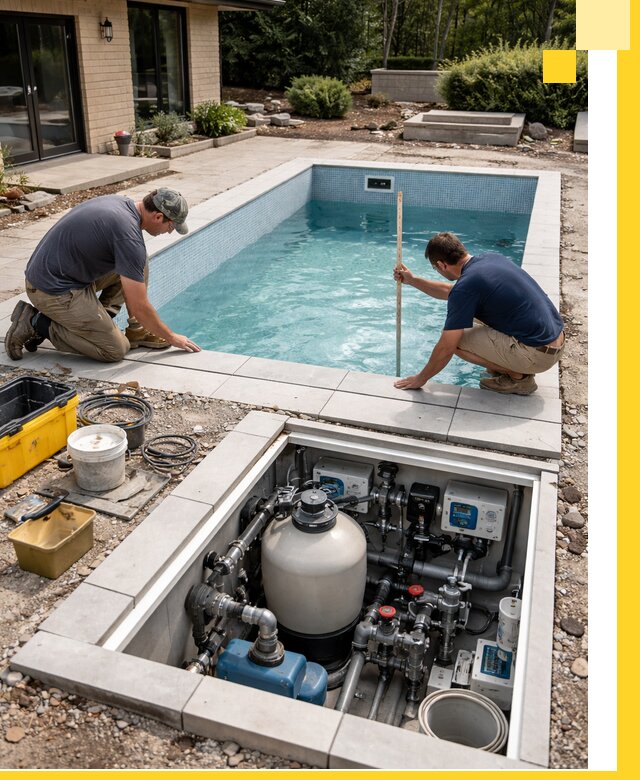 Строительство качественных домашних бассейнов под ключ в Назарове