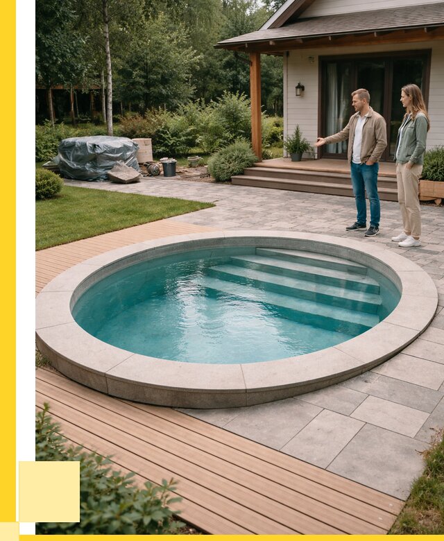 Бассейн на даче под ключ в Назарове от 205560 р., ЭриданНрв