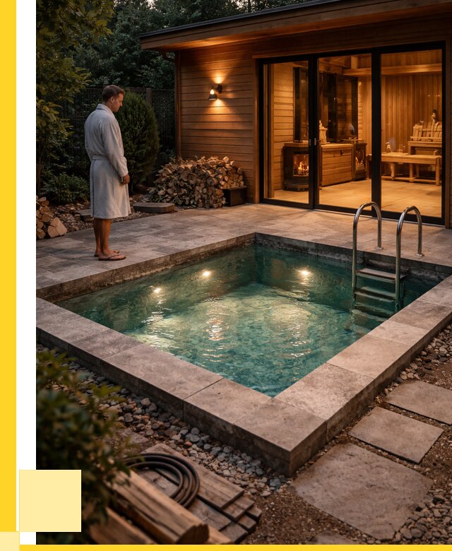 Бани с бассейном под ключ в Назарове от 97641 р. | ЭриданНрв