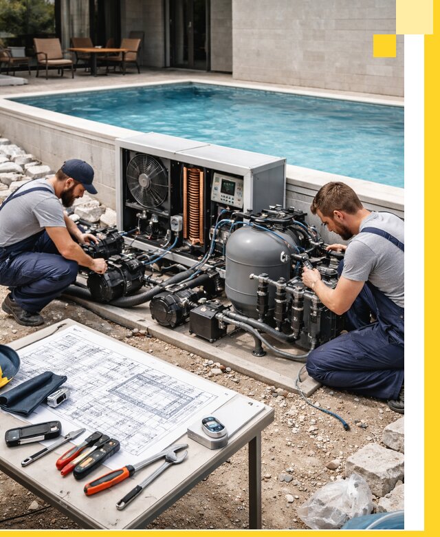 Проектирование и монтаж бассейнов с подогревом в Назарове