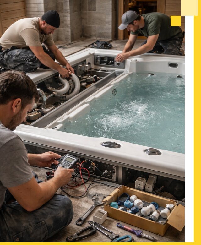 Гидромассажные бассейны под ключ в Назарове, дизайн и монтаж