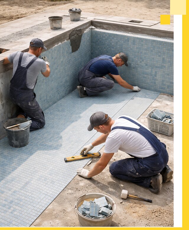 Укладка и установка плитки для бассейнов под ключ в Назарове