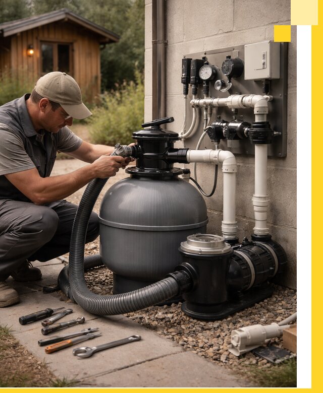 Продажа и монтаж фильтров и насосов для бассейнов в Назарове