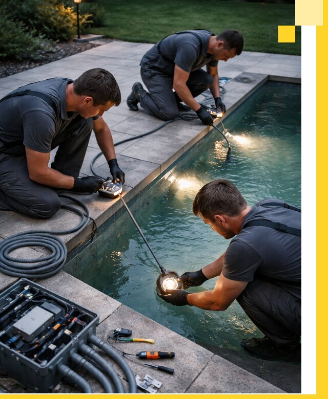 Профессиональное освещение бассейнов в Назарове: дизайн и монтаж