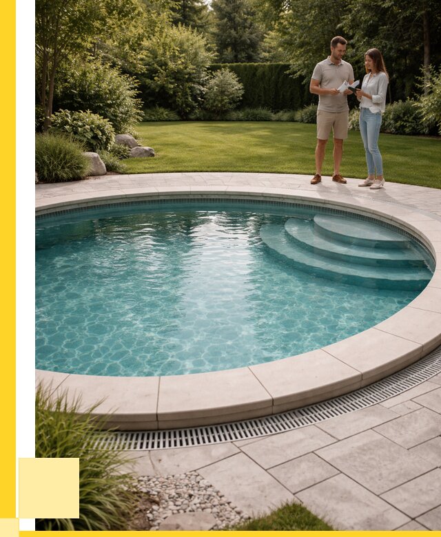 Круглые каркасные бассейны купить в Назарове от 256950 р. | ЭриданНрв