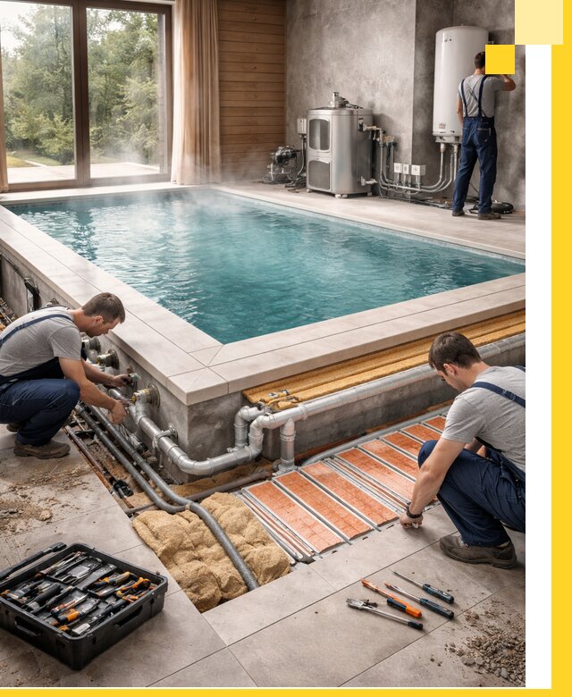 Проектирование и строительство тёплых бассейнов в Назарове