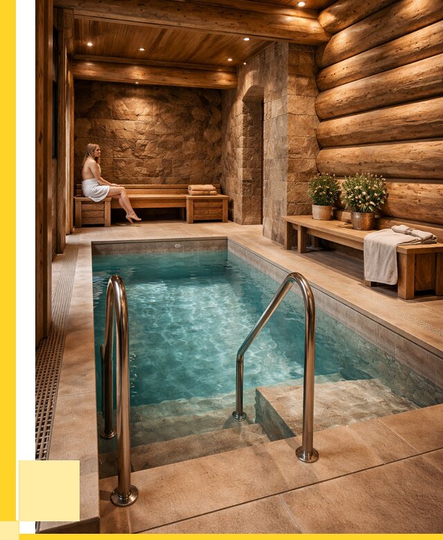 Аренда бани с бассейном в Назарове от 1541700 р. | ЭриданНрв