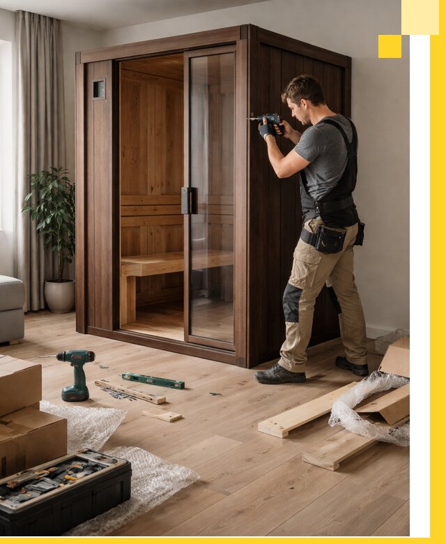 Установка и производство мини саун под ключ в Назарове